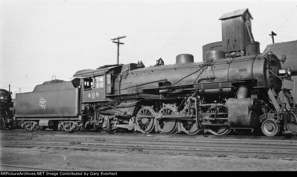 MILW 2-8-2 #408 - Milwaukee Road